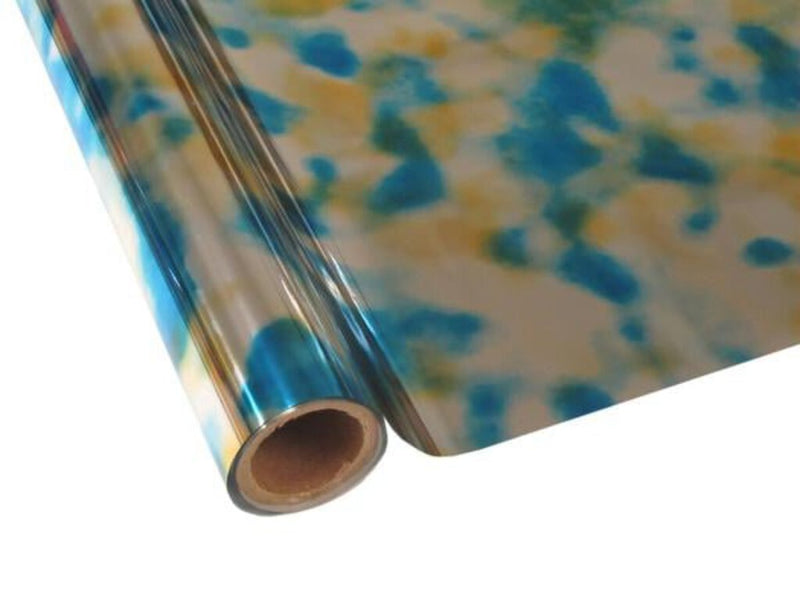 Foil Tie Dye Blue