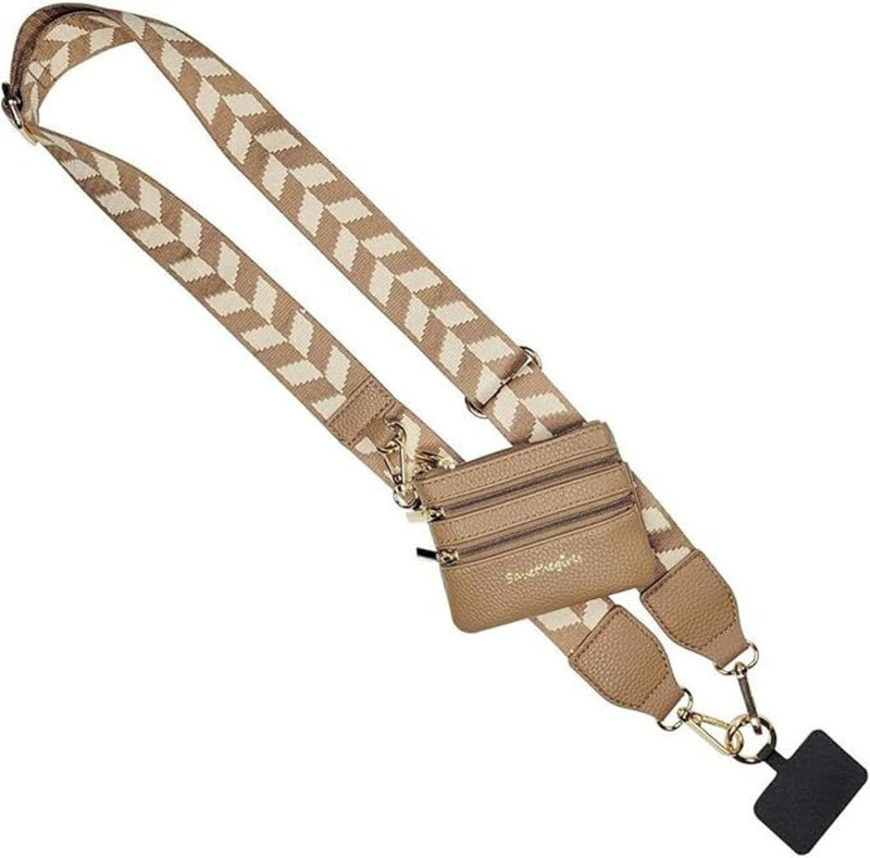 Clip & Go - Brown/Cream Chevron