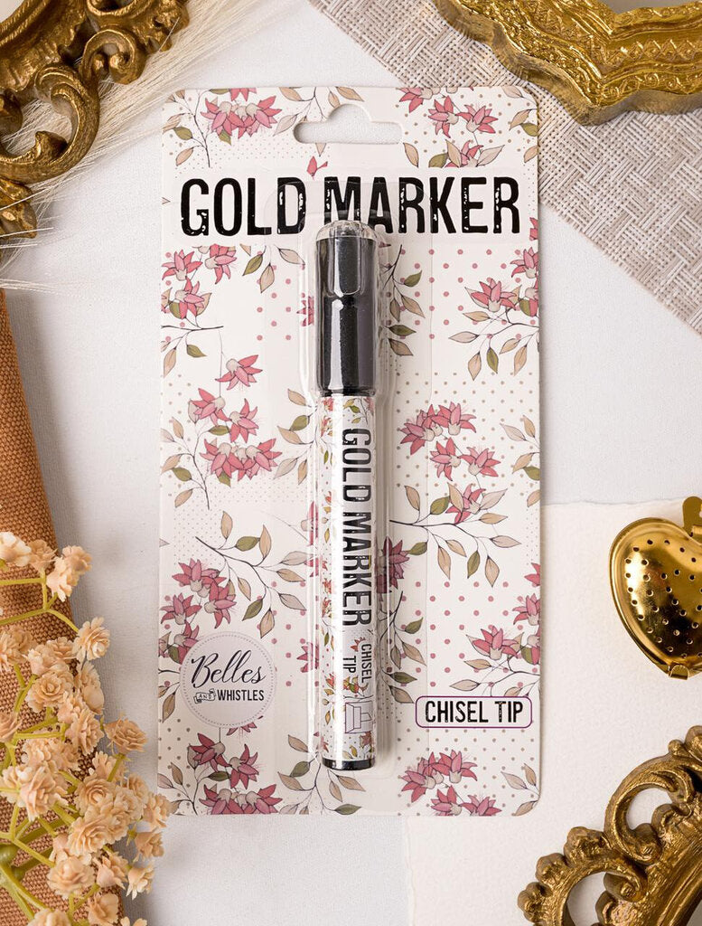 Gold Marker - Chisel Tip