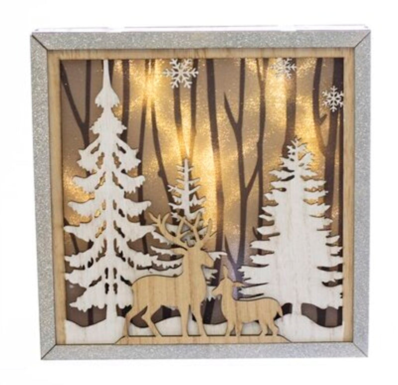 Lighted Deer Village