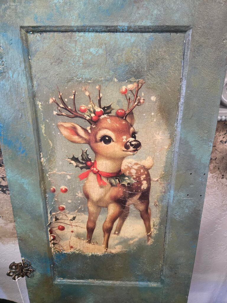 Vintage Reindeer/Snowman Sign November 1st 11am-2pm