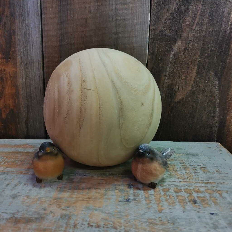 Turned Wood Ball Large