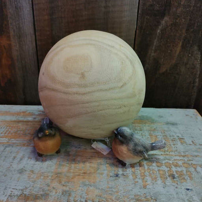Turned Wood Ball Large