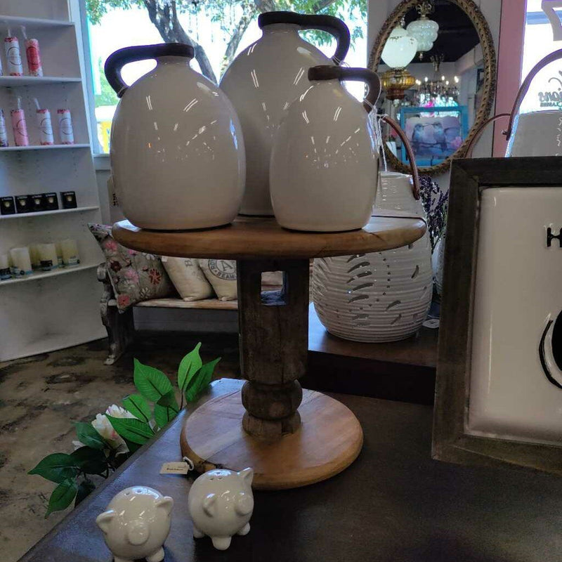 Wood Pedestal