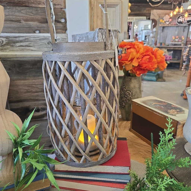 Wicker Barrel Lg