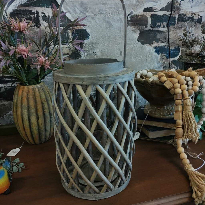 Wicker Barrel Lg
