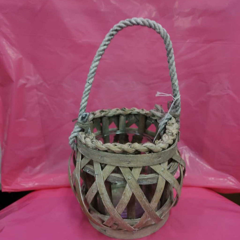 Wicker Votive Lantern small