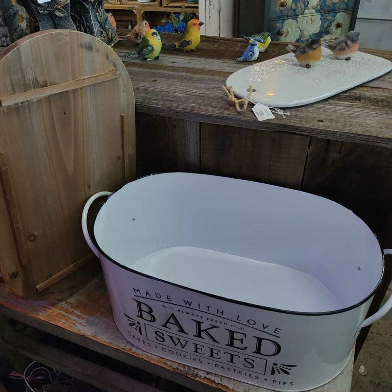 Metal Bakery Container - Large