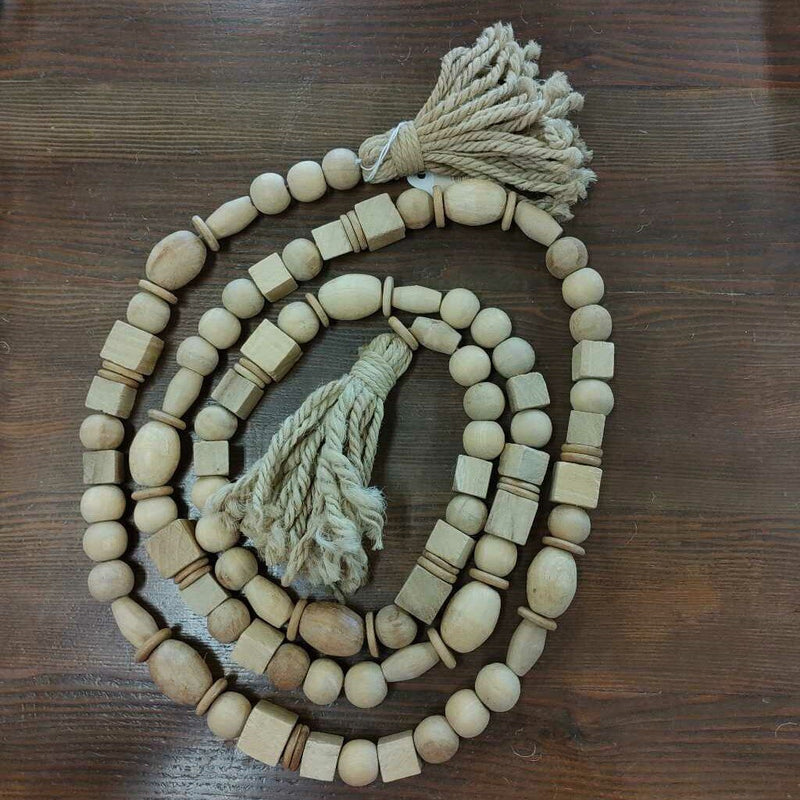Boho Bead Garland - Natural