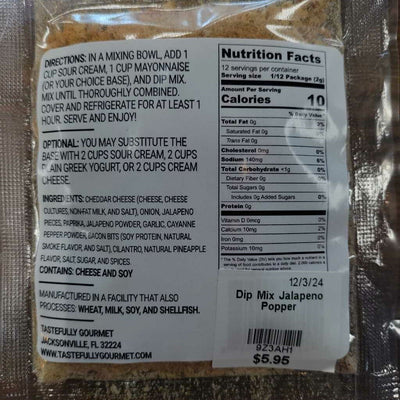 Dip Mix Jalapeno Popper