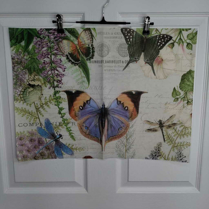 Botanical Butterfly Flower Garden