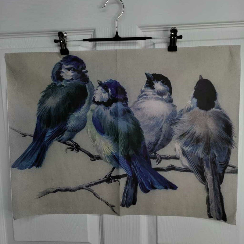 Blue Gray Birds on a Branch