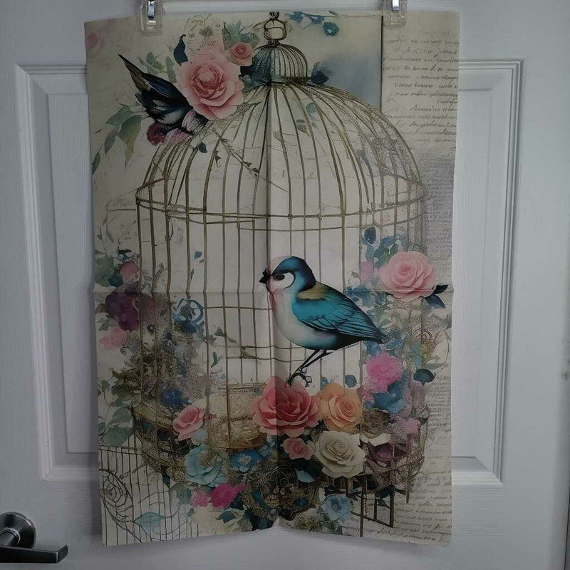 Floral Birdcage