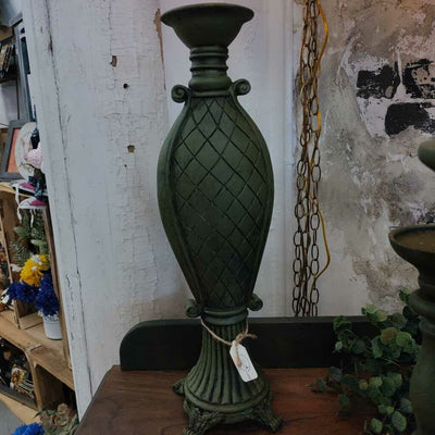 Green Candlestick - Tall