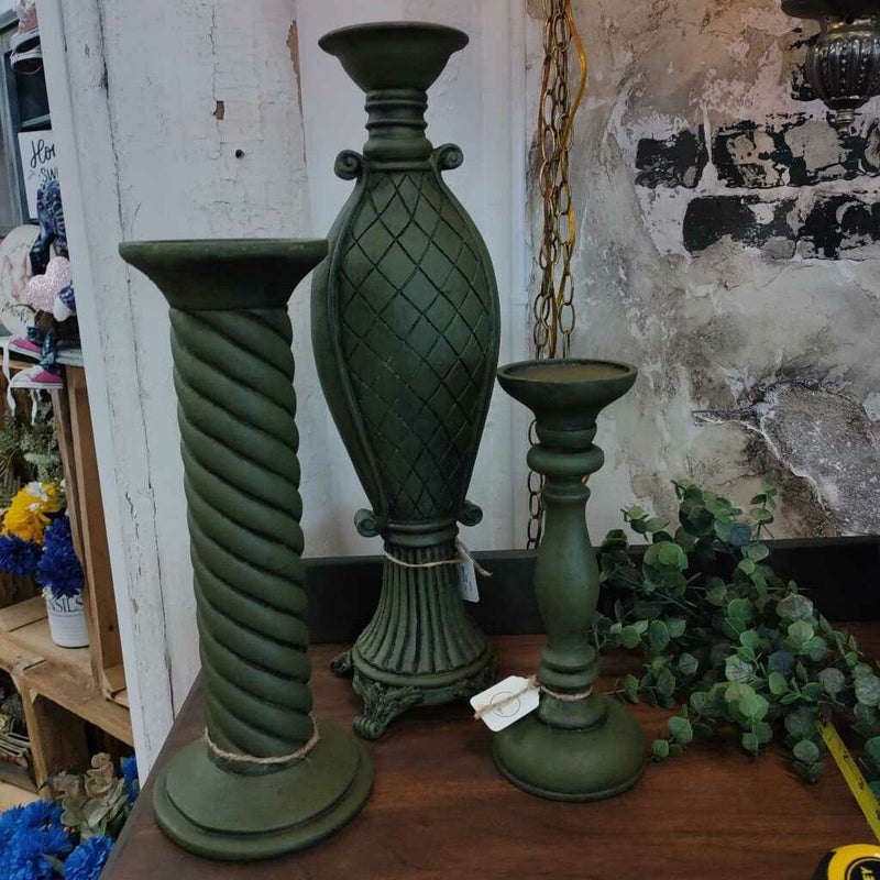 Green Candlestick - Small