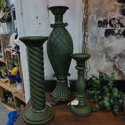 Green Candlestick - Med