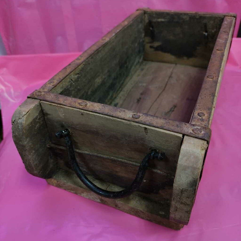 Wooden Brick Mold w/ Iron Handles