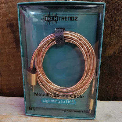 Metallic iPhone Cable - Gold