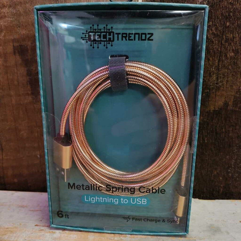Metallic iPhone Cable - Gold