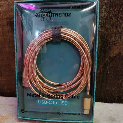 Metallic Type C Cable - Gold