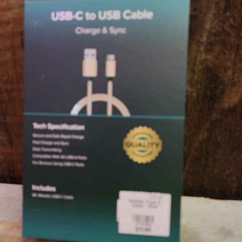 Metallic Type C Cable - Gold