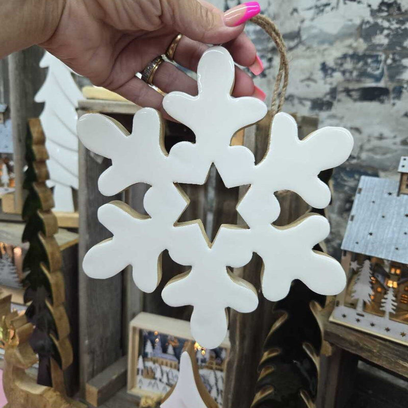 Enameled Snowflake Lg