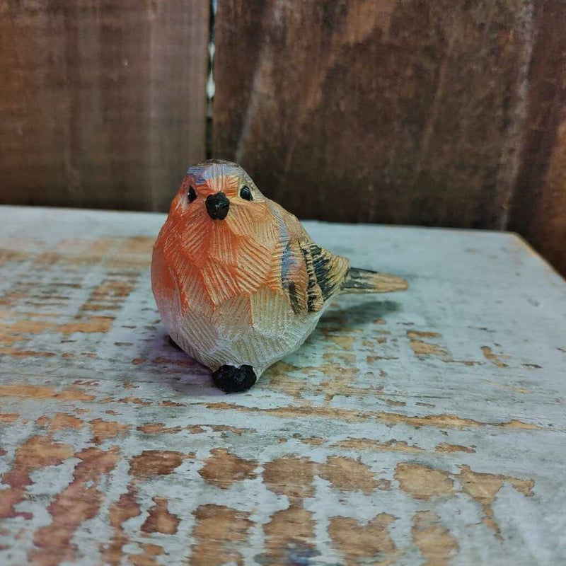 Small Resin Peachy Bird