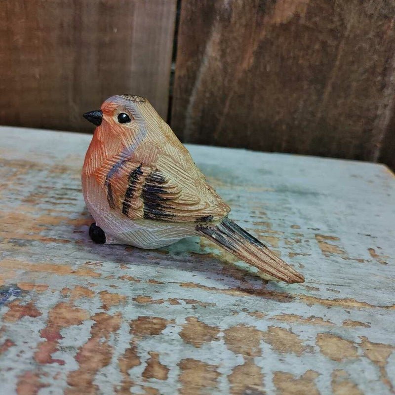 Small Resin Peachy Bird