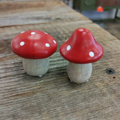 Red Mini Mushroom - Pointy Cap