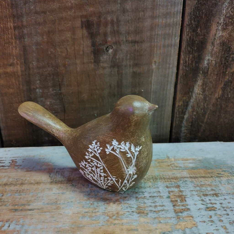 Embossed Birds w/Flowers Natural