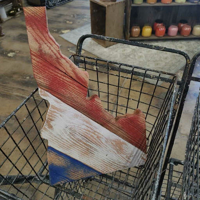 Idaho Cut Out Patriotic