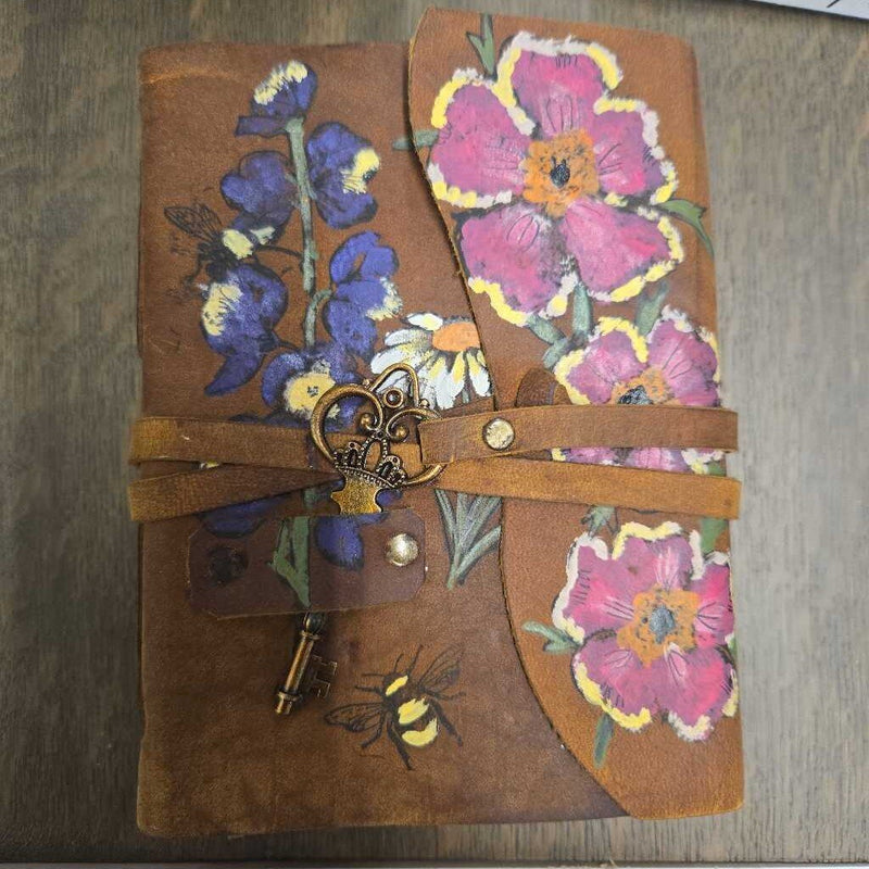 Journal Purple Delphinium Bees