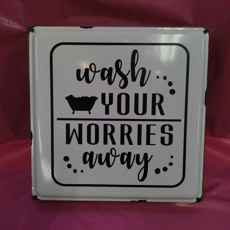Square Bathroom Sign