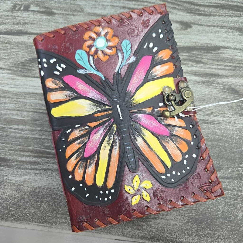 Journal Butterfly Pink Yellow Orange