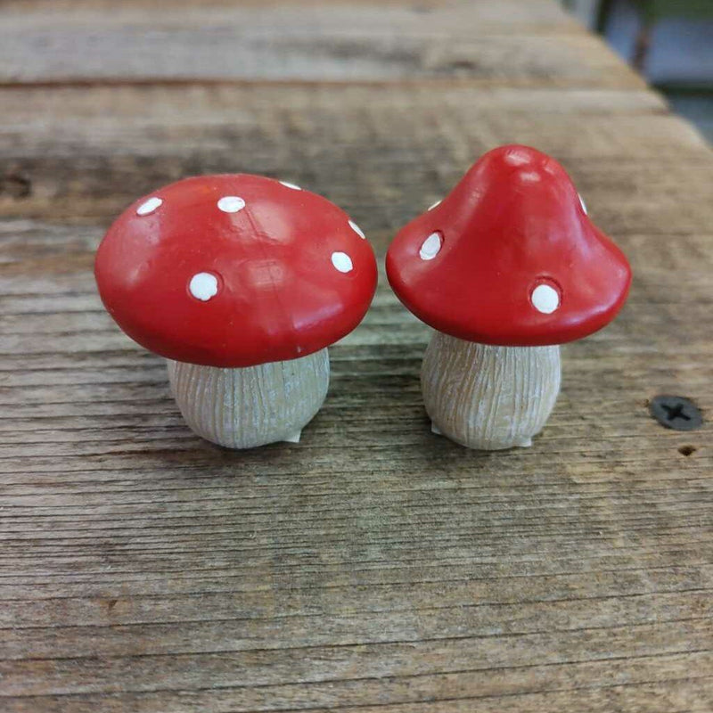 Red Mini Mushroom - Flat Cap