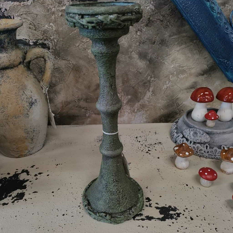 Candlestick -Textured Green