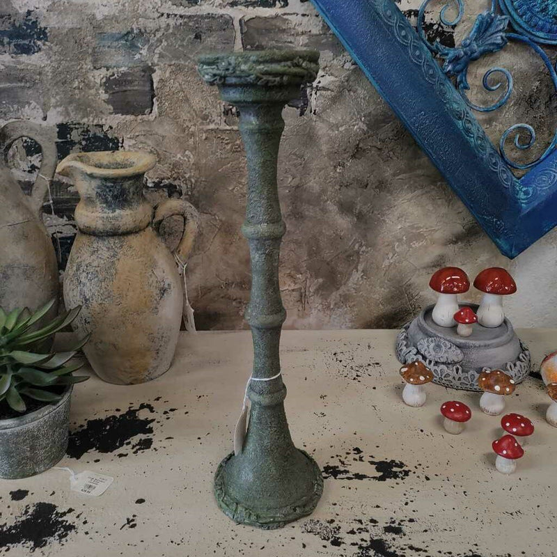 Candlestick -Textured Green