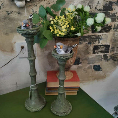 Candlestick -Textured Green
