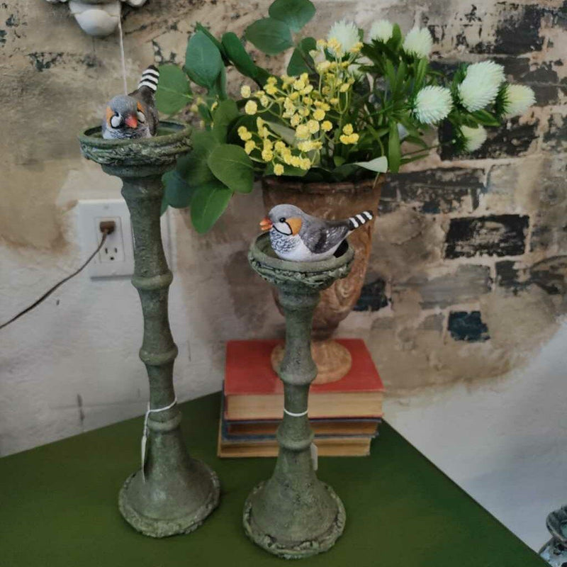 Candlestick -Textured Green