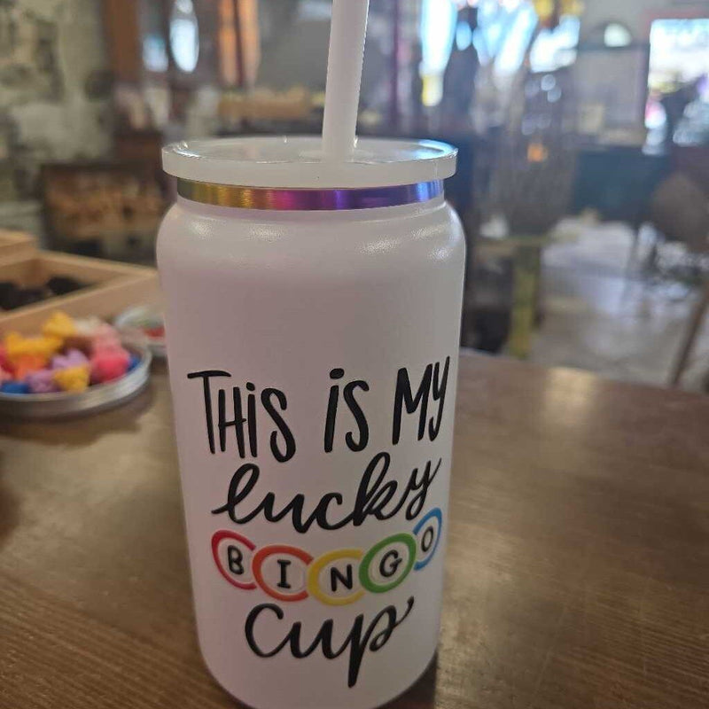 Cup Lucky Bingo White