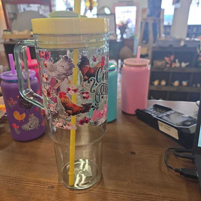 Cup Crazy Chicken Mama Yellow