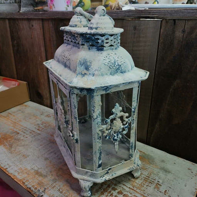 Lantern Blue/Tan/White