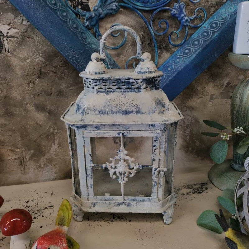 Lantern Blue/Tan/White