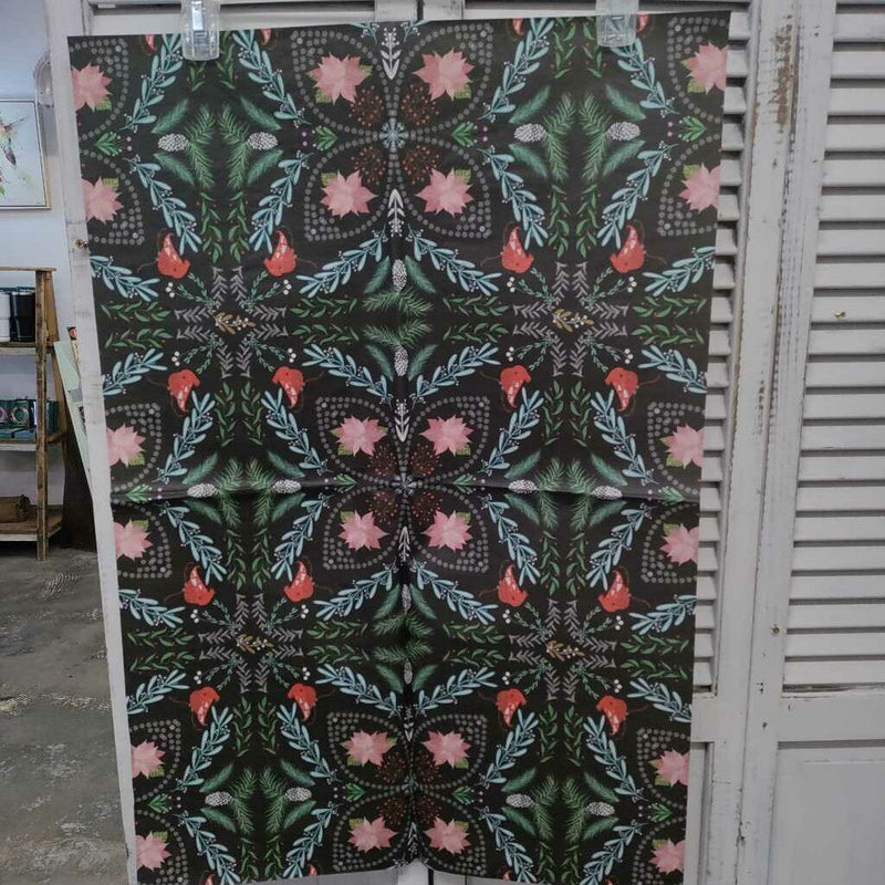 Snowflakes, Poinsettias, & Cardinals