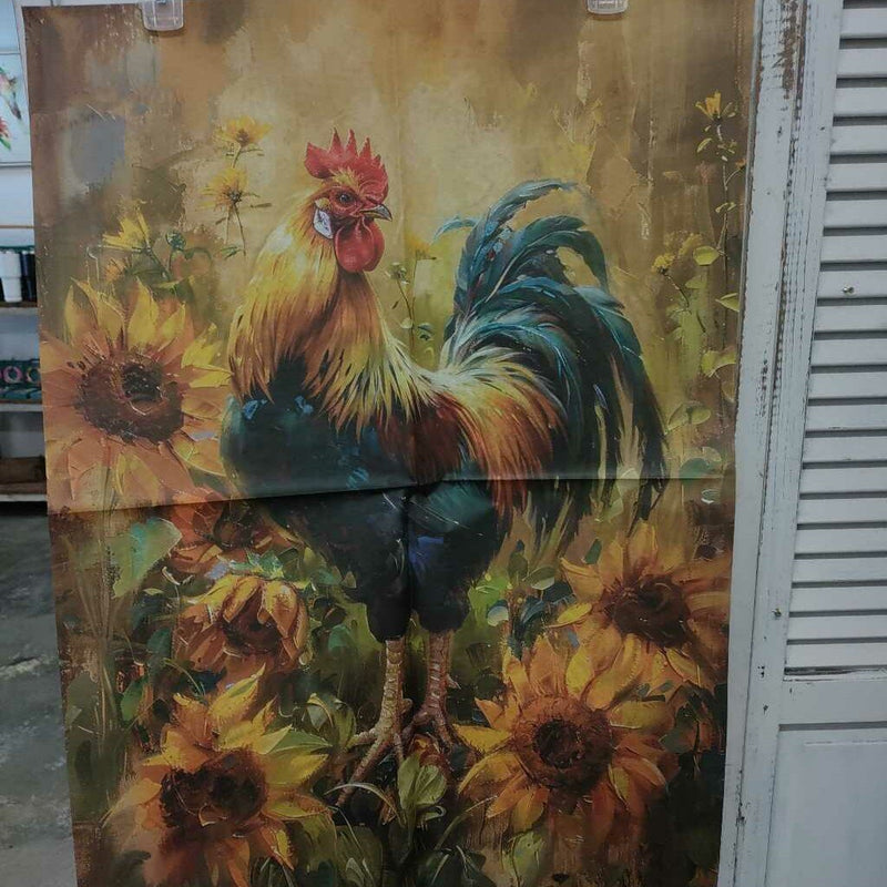 Rooster in Sunflowers