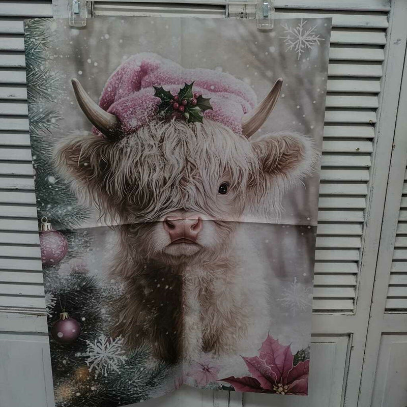 Christmas Highland Cow