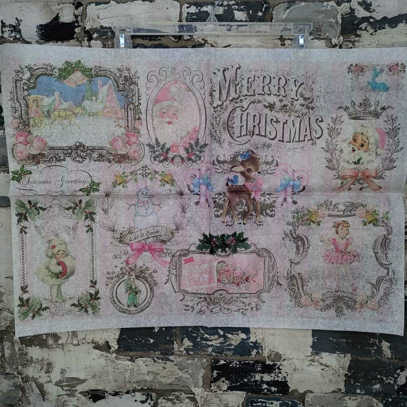 Pink Christmas Frames