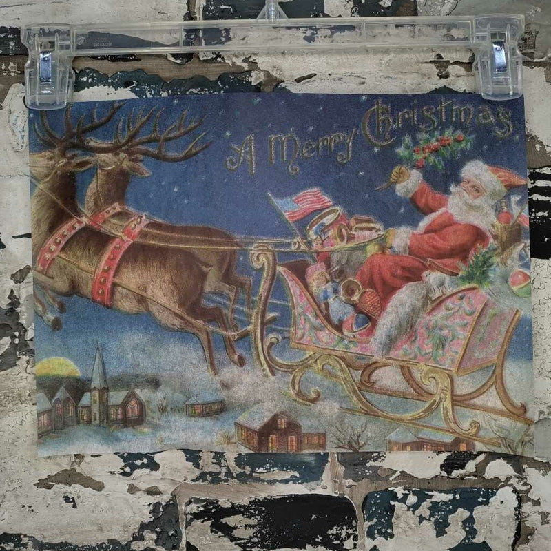 Santa Claus Flying
